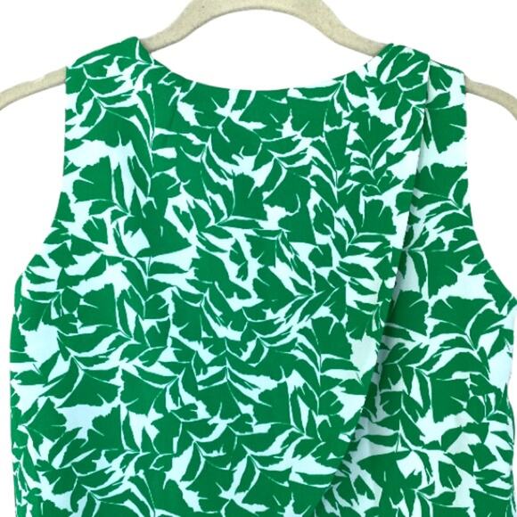 NWOT J. Crew Good Feeling Green Scalloped Tank - Picture 3 of 9
